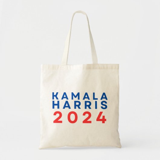 Kamala Harris 2024 Canvas tas presidentsverkiezing (Voorkant)