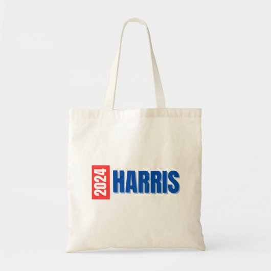 Kamala Harris 2024 Canvas tas presidentsverkiezing (Voorkant)