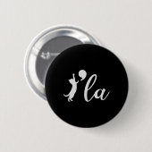 Kamala Harris 2024 Cat Lady President Comma La Fun Ronde Button 5,7 Cm (Voorkant /achterkant)