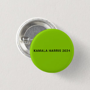 Kamala Harris 2024 Eenvoudige aangepaste tekst Bra Ronde Button 3,2 Cm