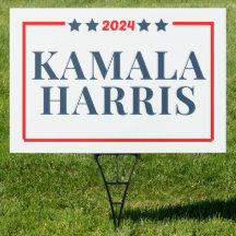 Kamala Harris 2024 Election Yard Sign - Premium