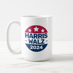 Kamala Harris 2024 EN voor het President Verkiezin Koffiemok