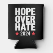 Kamala Harris 2024 Hoop op haat presidentiële Blikjeskoeler (Voorkant)