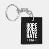 Kamala Harris 2024 Hoop op haat presidentiële Sleutelhanger (Voorkant Links)