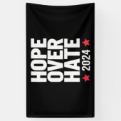 Kamala Harris 2024 Hoop op haat presidentiële Spandoek (Verticaal)