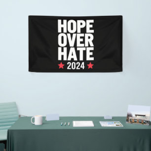 Kamala Harris 2024 Hoop Over Haat Presidentieel  Spandoek