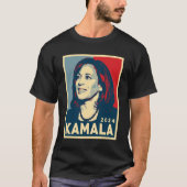 Kamala Harris 2024 Hope poster T-shirt (Voorkant)