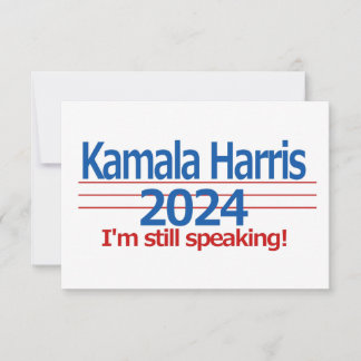 Kamala Harris 2024 Ik spreek nog steeds! Kaart