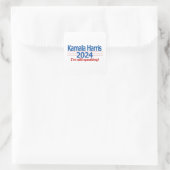 Kamala Harris 2024 Ik spreek nog steeds! Vierkante Sticker (Tas)