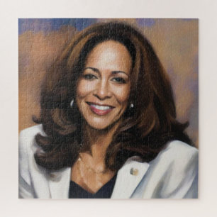 Kamala Harris 2024 Indiase vrouw Black Girl Magic Legpuzzel