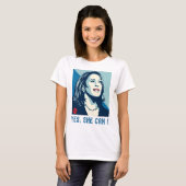 Kamala Harris 2024 Ja DAT KAN ZE T-shirt (Voorkant volledig)