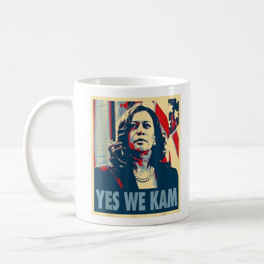 Kamala Harris 2024 Ja We Kam Madam Harris Fun Koffiemok (Links)