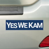 Kamala Harris 2024 JA WIJ KAM Bumpersticker (Op auto)