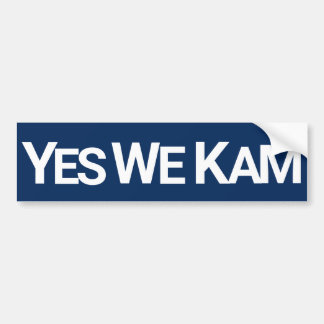 Kamala Harris 2024 JA WIJ KAM Bumpersticker
