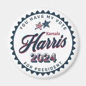 Kamala Harris 2024 | Je hebt mijn stem groot Magneet (Voorkant)