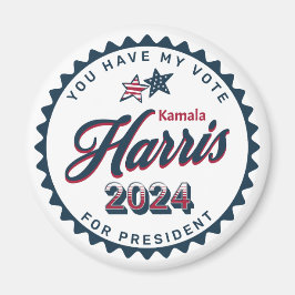 Kamala Harris 2024 | Je hebt mijn stem groot Magneet