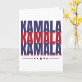 Kamala Harris 2024 Kaart (Gele Bloem)