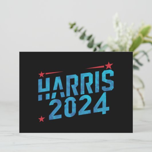  Kamala Harris 2024 Kaart (Staand voorkant)