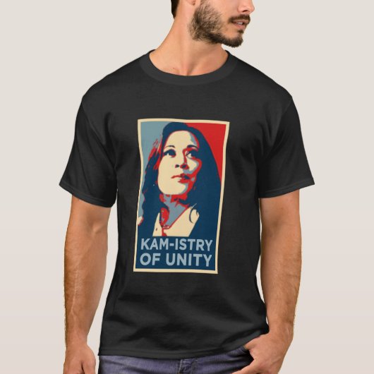Kamala Harris 2024 KAM ISTRY FOR UNITY Future Fema T-shirt (Voorkant)