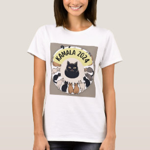 KAMALA HARRIS 2024 KATTEN TSHIRT