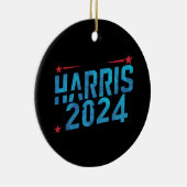 Kamala Harris 2024 Keramisch Ornament (Rechts)