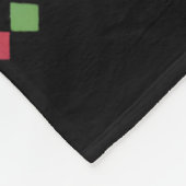 Kamala Harris 2024 Kerst Comma La Xmas Fleece Deken (Hoek)