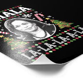 Kamala Harris 2024 Kerst Comma La Xmas Foto Afdruk (Hoek)