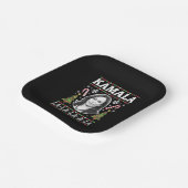 Kamala Harris 2024 Kerst Comma La Xmas Papieren Bordje (Gebogen)