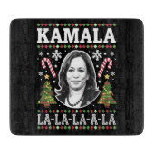 Kamala Harris 2024 Kerst Comma La Xmas Snijplank (Voorkant)