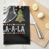 Kamala Harris 2024 Kerst Comma La Xmas Theedoek (Quarter Fold)