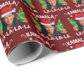 Kamala Harris 2024 Kerstmis Cadeaupapier (Rol Hoek)