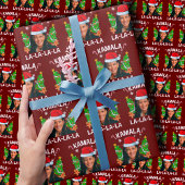 Kamala Harris 2024 Kerstmis Cadeaupapier