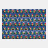 Kamala Harris 2024 Kerstmis Inpakpapier Vel (Voorkant 2)