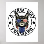 Kamala Harris 2024 Kinderloze kat Poster (Voorkant)