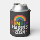 Kamala Harris 2024 Lgbtq-Verkiezingen President  Blikjeskoeler (Blikje Voorkant)
