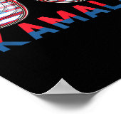 Kamala Harris 2024 Madam President Kamala 47 USA E Poster (Hoek)