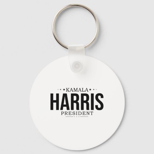 Kamala Harris 2024 Madam President Kamala 47 USA E Sleutelhanger (Voorkant)