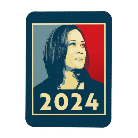 Kamala Harris 2024 Magneet (Verticaal)