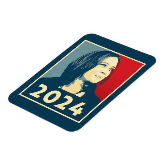 Kamala Harris 2024 Magneet (Linkerzijde)