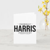 Kamala Harris 2024 Mevrouw President Kamala 47 VS Kaart (Gele Bloem)