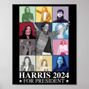 Kamala Harris 2024 Mevrouw President Verkiezing De Poster