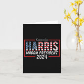 Kamala Harris 2024 Mevrouw President Verkiezing Ko Kaart (Gele Bloem)