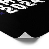 Kamala Harris 2024 Mevrouw President Verkiezingsca Poster (Hoek)