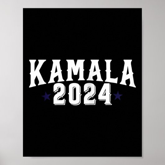 Kamala Harris 2024 Mevrouw President Verkiezingsca Poster (Voorkant)