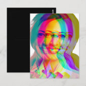Kamala Harris 2024 mijn president is een zwart en  Briefkaart (Voorkant / Achterkant)