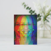 Kamala Harris 2024 mijn president is een zwart en  Feestdagenkaart (Staand voorkant)