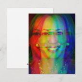 Kamala Harris 2024 mijn president is een zwart en  Feestdagenkaart (Voorkant / Achterkant)