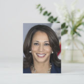 Kamala Harris 2024 mijn president is een zwart en  Feestdagenkaart (Staand voorkant)