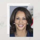 Kamala Harris 2024 mijn president is een zwart en  Feestdagenkaart (Voorkant / Achterkant)