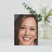 Kamala Harris 2024 mijn president is een zwart vro Briefkaart (Staand voorkant)